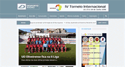 Desktop Screenshot of desportoaveiro.com